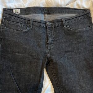 Vintage Lacoste Women's Black Jeans